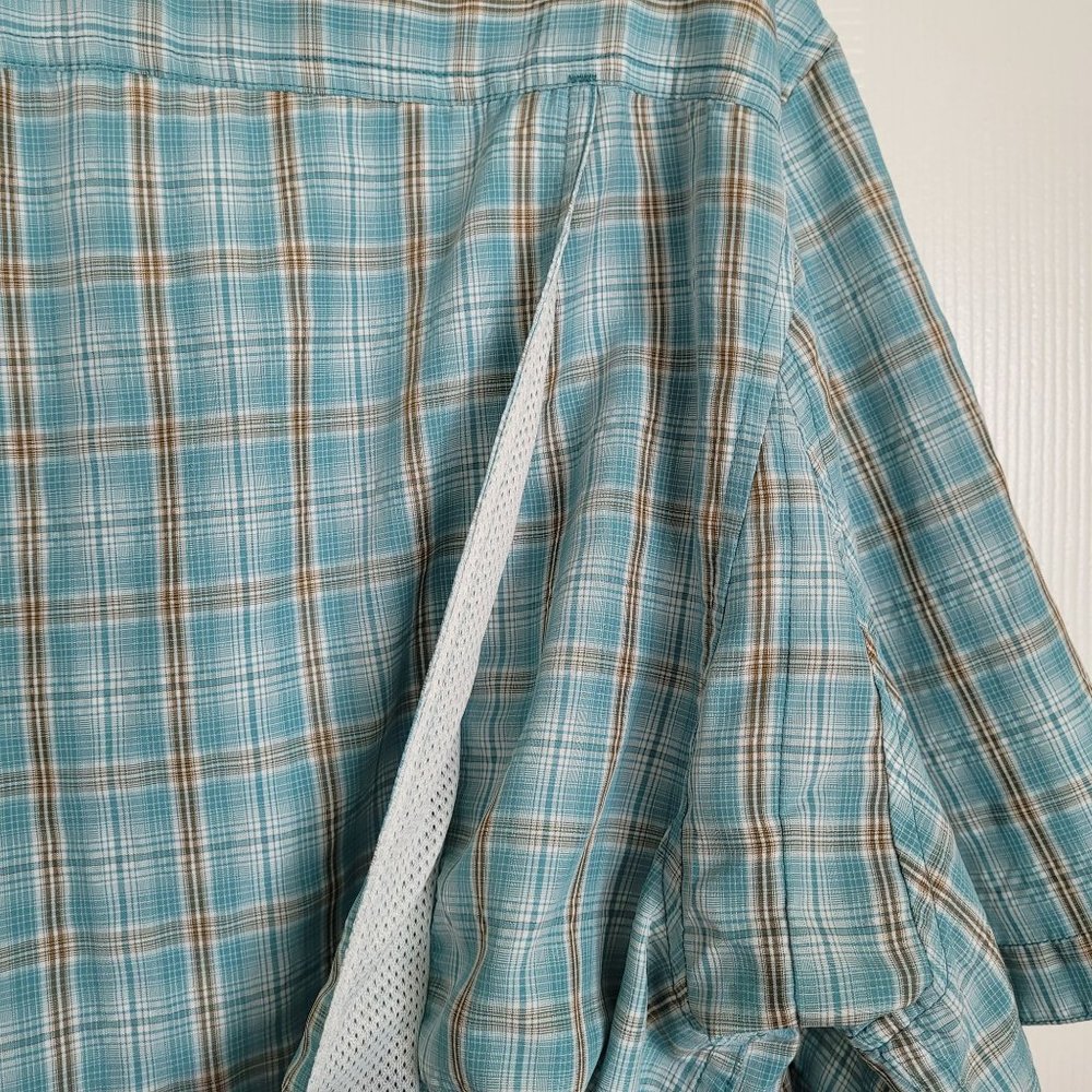 Duluth Trading Co. Multi Color Button Up Short Sleeve Shirt Men's M - Picture 8 of 9